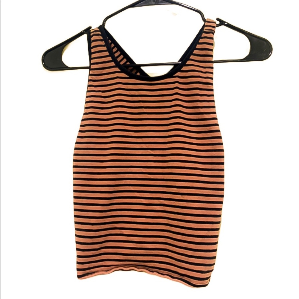 Striped Tank Crop Top